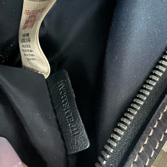 Burberry Front Pocket Crossbody Bag Checkered Canvas - Picture 2 of 11